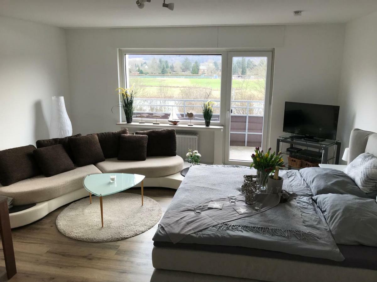 Ferienwohnung Weserblick-Hameln 하멜른 외부 사진